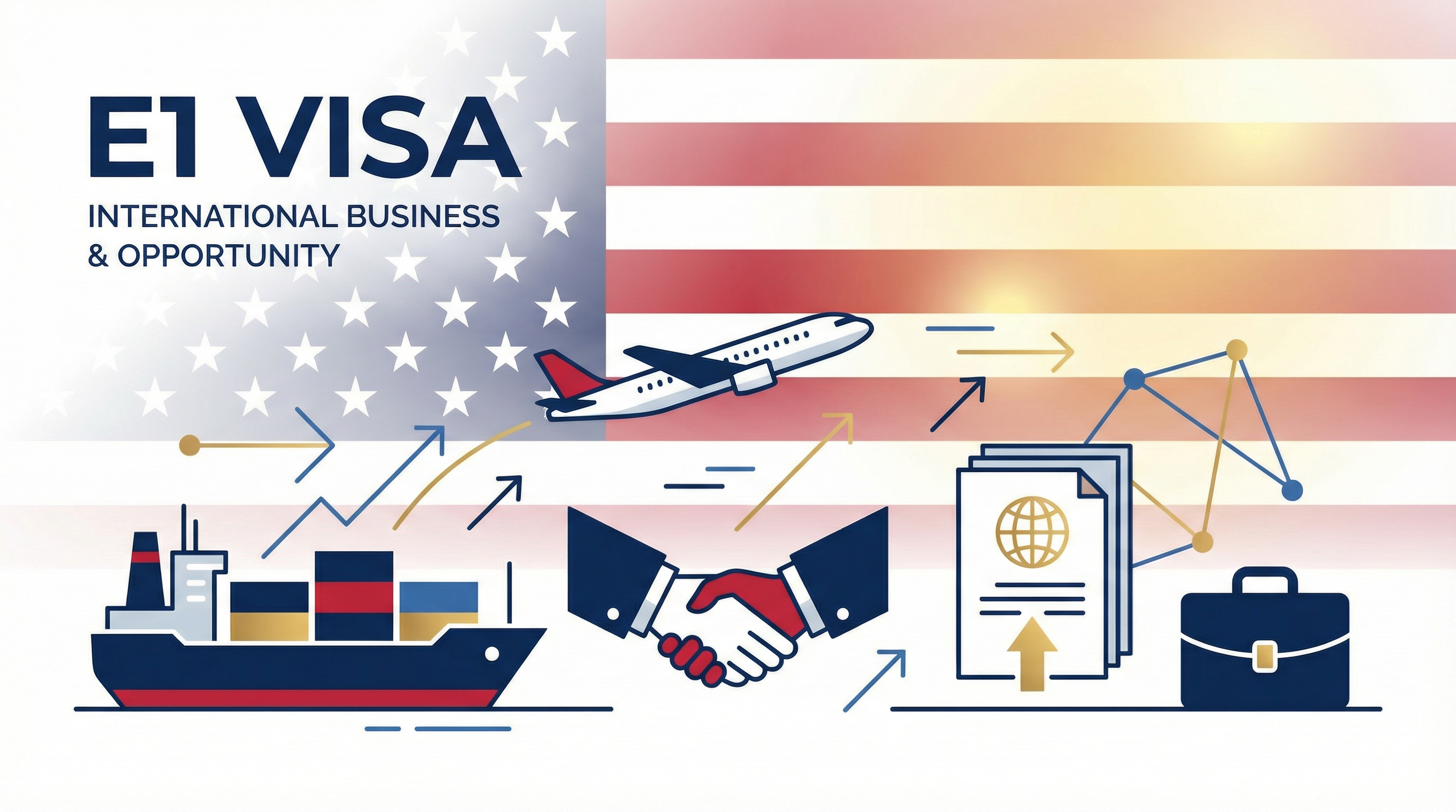 E1ビザ完全ガイド:貿易家のためのアメリカビザ取得方法とE2ビザとの違い