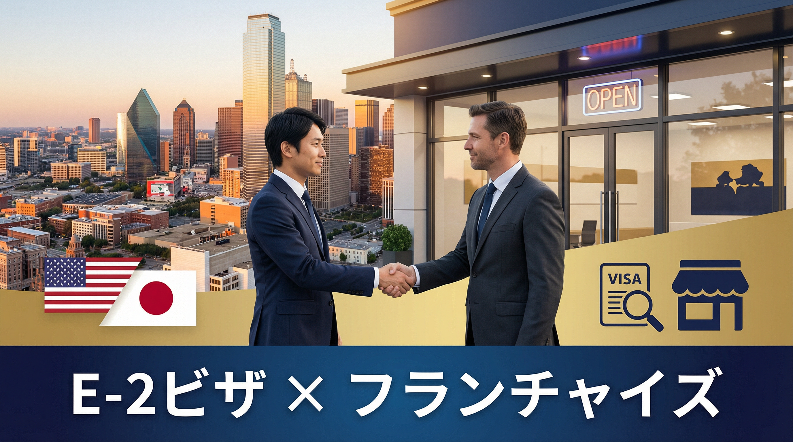 E-2ビザでフランチャイズ起業!日本人投資家のための完全ガイド2026