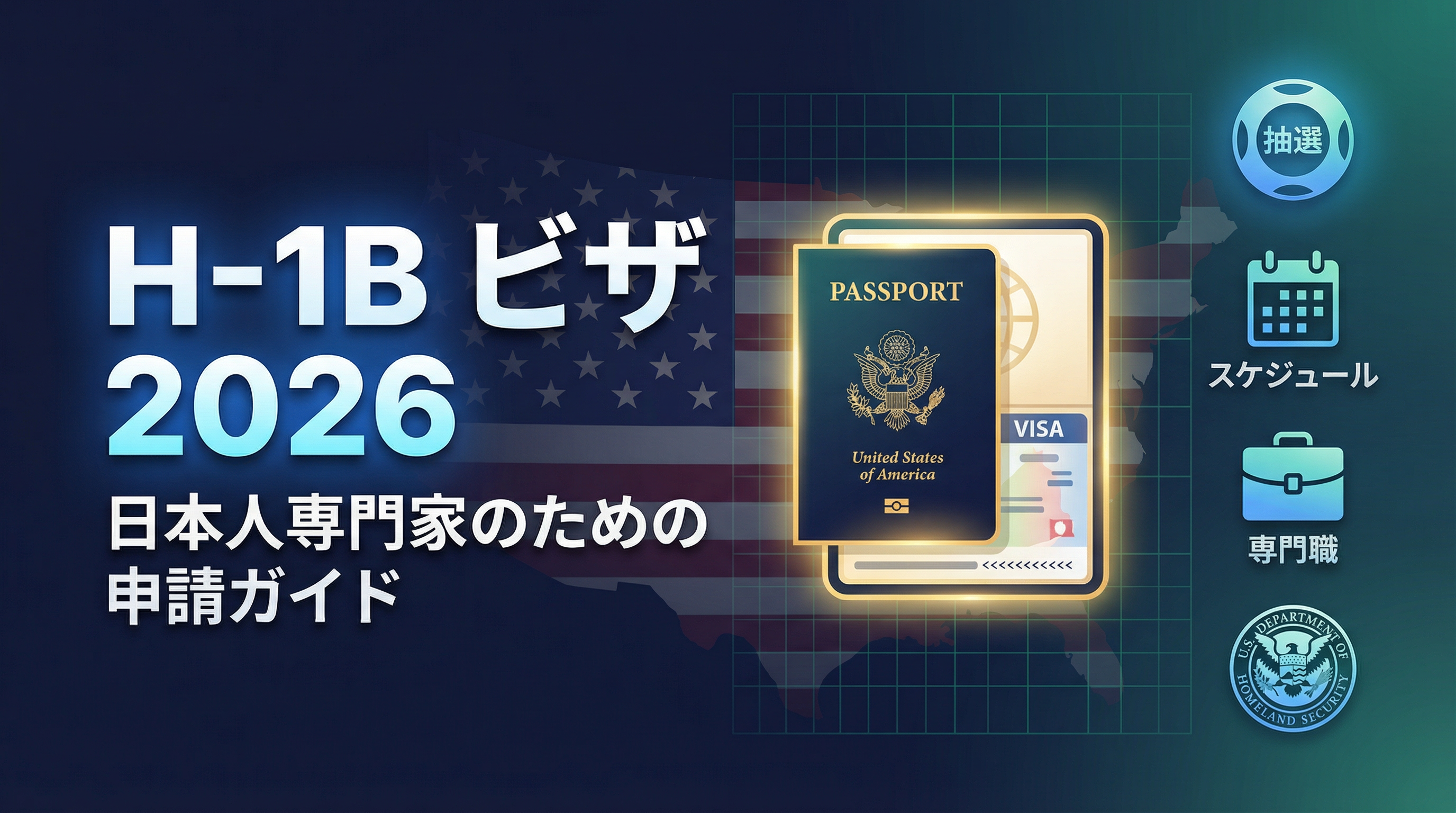 H-1Bビザ2026年度版:日本人専門家のための申請ガイドと抽選の最新動向